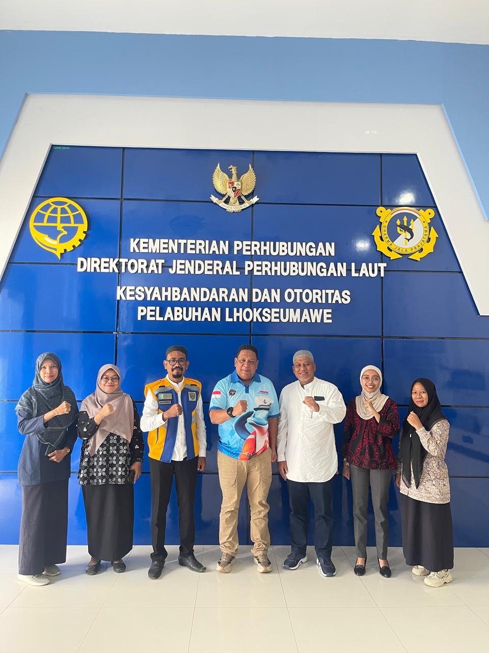 Tim BKK Kelas II Lhokseumawe bersama KSOP Lhokseumawe