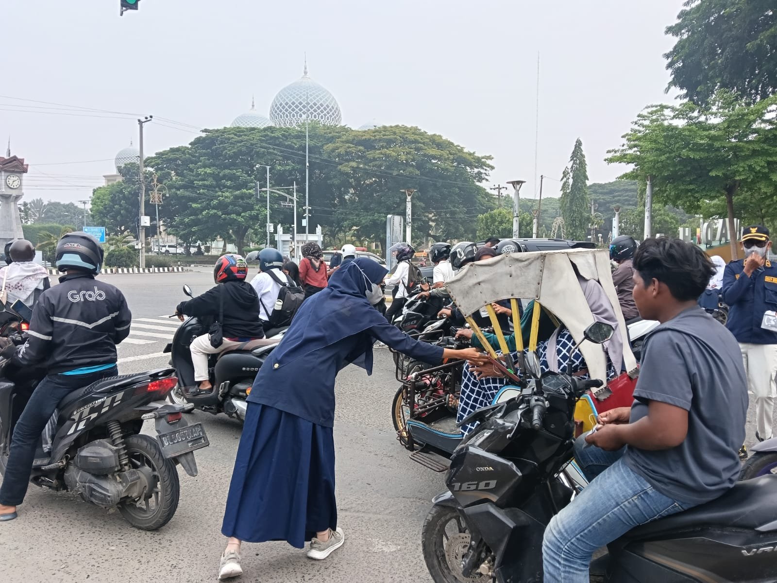 Respons kesehatan di Taman Riyadhah