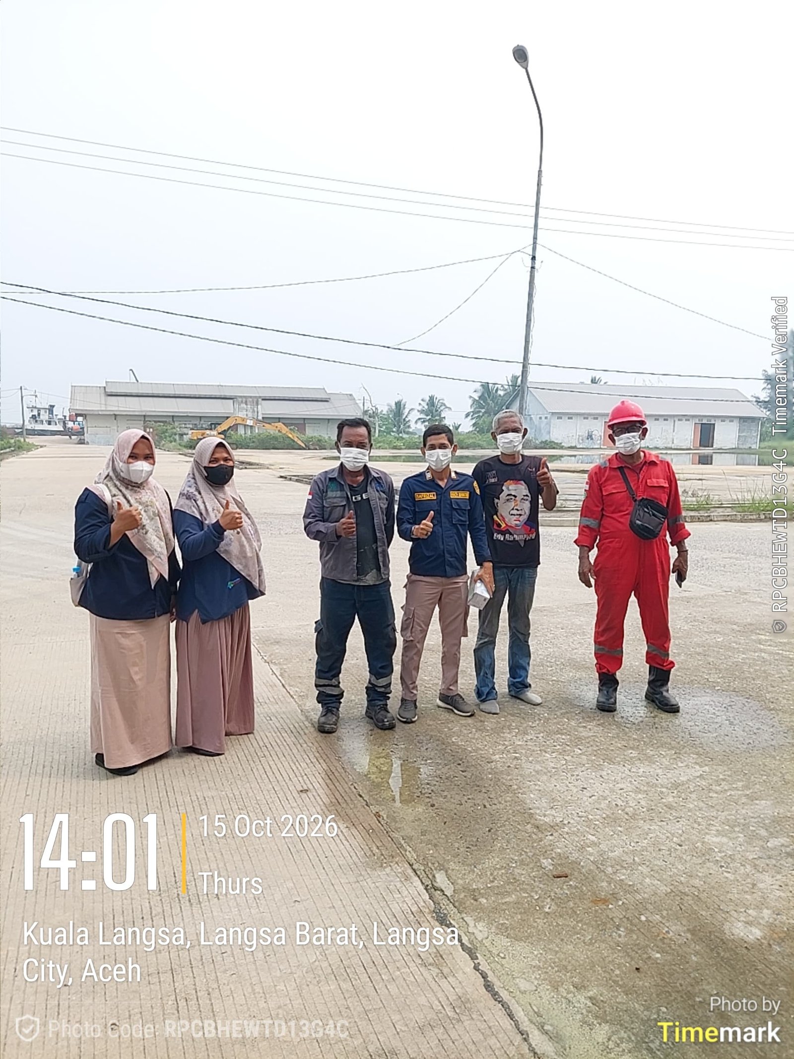 Dokumentasi kegiatan respons kesehatan di Kuala Langsa