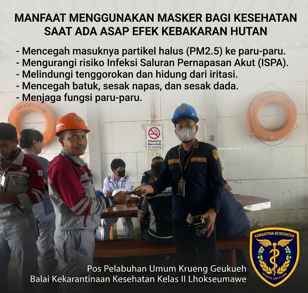 Dokumentasi respons kesehatan BKK Lhokseumawe