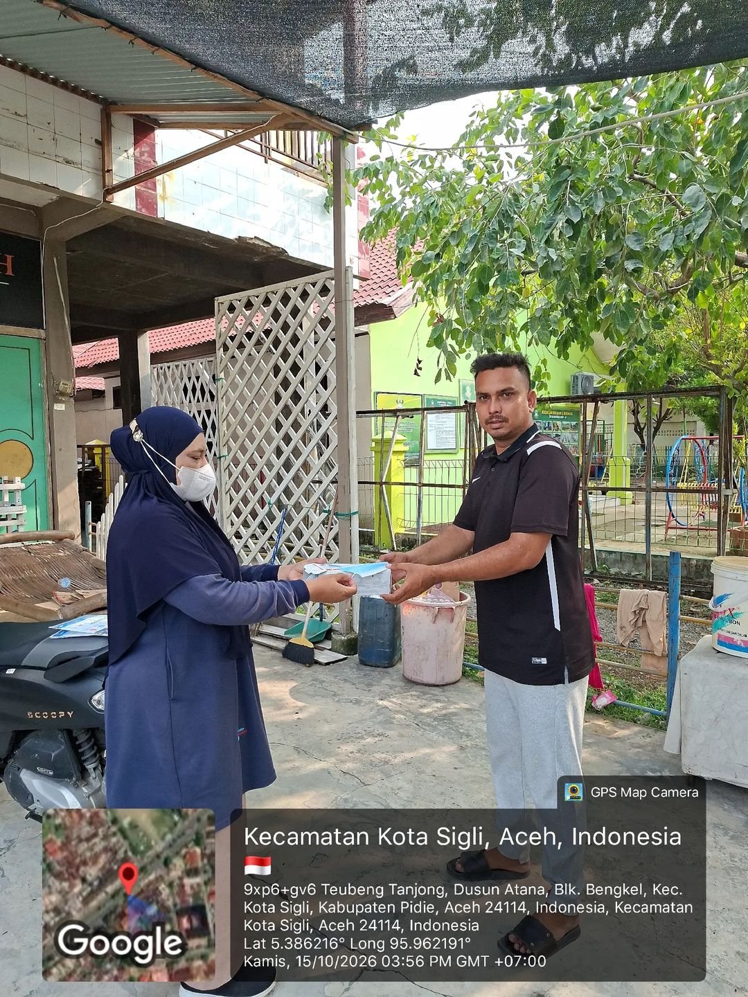 Edukasi kewaspadaan kabut asap di Kuala Sigli